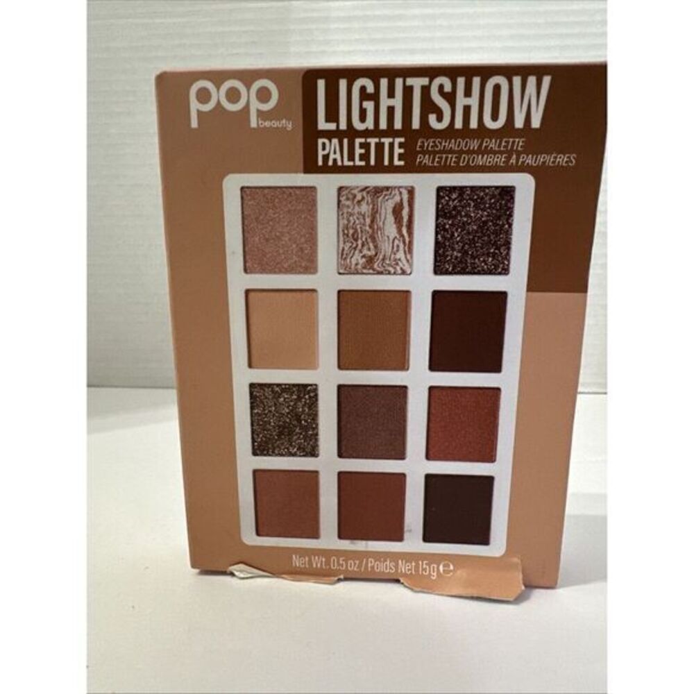 Pop Beauty Lightshow Palette - Basic Eyeshadow Eye‎ Makeup 12x Eye Shades